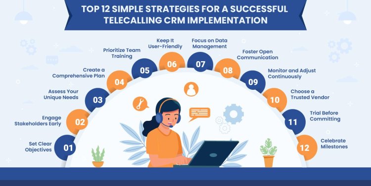 Top 12 Simple Strategies for a Successful Telecalling CRM Implementation