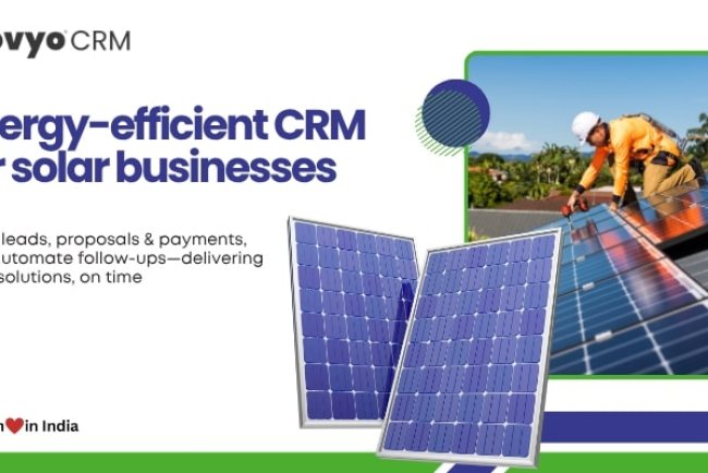 Energy-efficient CRM for solar businesses. Track leads, proposals & payments, plus automate follow-ups-delivering solar solutions, on time.