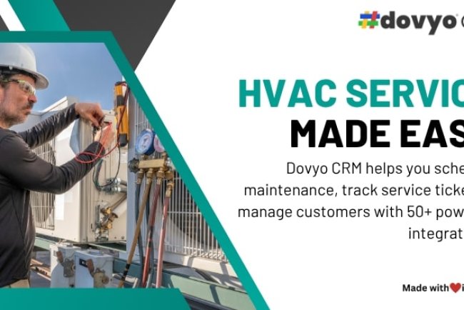 HVAC service, made easy. Dovyo CRM helps you schedule maintenance, track service tickets & manage customers with 50+ powerful integrations.