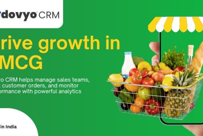 Drive growth in FMCG. Dovyo CRM helps manage sales teams, track customer orders, and monitor performance with powerful analytics.